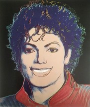 Michael Jackson Lithograph Andy Warhol. 2 Kings of PoP! Exclusive Warhol POP Art - £153.22 GBP