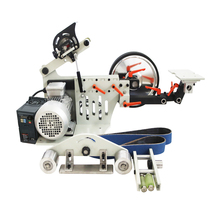 220V Double Stands 72inch Belt Sander Variable Speed w/ 3 Grinding Wheel... - $919.00