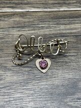 Vintage Gold Tone Ollie Brooch Pin Name Estate Jewelry Find KG - €8,44 EUR