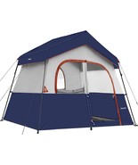 Hikergarden 6 Person Camping Tent | Windproof Fabric Cabin Tent Outdoor | - $155.92