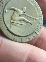 1938 Commemorative Pin Badge Light Athletic Championship In Praha CSSR - $23.38
