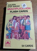 Vintage 1984 Golden Step Ahead Flash Cards - Multiplication - £3.13 GBP