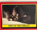 Vintage Star Wars Return of the Jedi trading card #52 Prey Of The Sarlac - $1.97