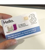 Three (3) New 4G PAYG Sim Card with £10 Preloaded Top UP Credit - $134.54 MXN