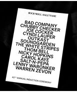 2025 Rock And Roll Hall Of Fame Induction Ceremony Program - €22,94 EUR