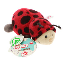 NICI Ladybug with Hood Plush Toy Magnet in Paws 5 inches 12 cm - $11.50