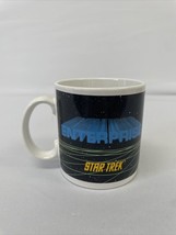 Vintage 1991 Star Trek Coffee Mug Cup Captain Kirk P7517 - £7.60 GBP