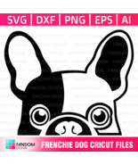 Frenchie Dog SVG Cricut Files, Silhouette Cameo, DXF CNC Vector, Plasma ... - £1.92 GBP