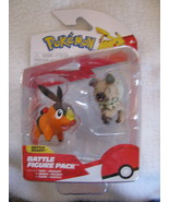 Pokemon Battle Figure 2023 Jazware Unopened Tepig+Rockruff - $39.93 CAD