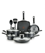 12-Piece Non-Stick Cookware Set, Pots and Pans, Gray pan set kitchen set... - £79.80 GBP