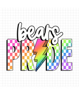 Bears Pride PNG, Checkered Bears PNG, Lightning Bolt Design, Neon Mascot... - €2,14 EUR Bears Pride PNG, Checkered Bears PNG, Lightning Bolt Design, Neon Mascot... - €2,14 EUR