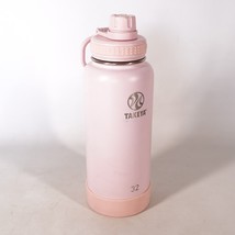 Takeya 32oz Pink Stainless Steel Water Bottle w/ Lid - £10.47 GBP