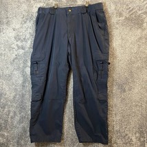 511 Tactical Pants Mens 42x30 Dark Blue Work Covert Utility Ripstop Cargo Pocket - £13.49 GBP