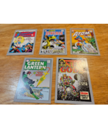 1992 DC Comics Classic Cover 5 Card Set Atom,Wonder Woman,Green Lantern.... - £6.97 GBP