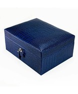 Brizard  &quot;Airflow&quot; Cigar Humidor - Indigo Croco Pattern (30/40 Count) Ma... - $490.00