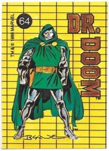 Marvel Universe Series 1 Sticker #64 Dr. Doom 1986 Comic Images NEW NEAR... - £30.77 GBP