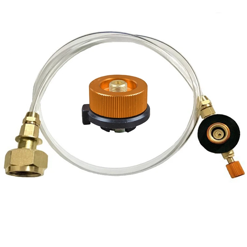 Outdoor Camping Gas Stove Propane Refill Adapter Tank Adaptor Gas Cylinder Filli - £41.99 GBP
