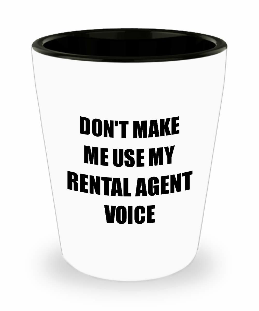 Rental Agent Shot Glass Coworker Gift Idea Funny Gag For Job Liquor Love... - $12.84