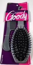 Goody Detangle It Cushion Hair Brush &amp; Comb - Blue or Gray 22901 On-the-Go-Size - £13.29 GBP
