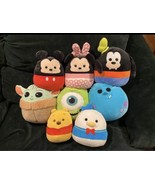 Disney Squishmallow Mickey Minnie Goofy Donald Mike Sully Pooh Baby Yoda... - $99.00