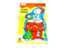 Vintage Springbok 50 Piece Peanuts Snoopy Floor Puzzle - £58.38 GBP