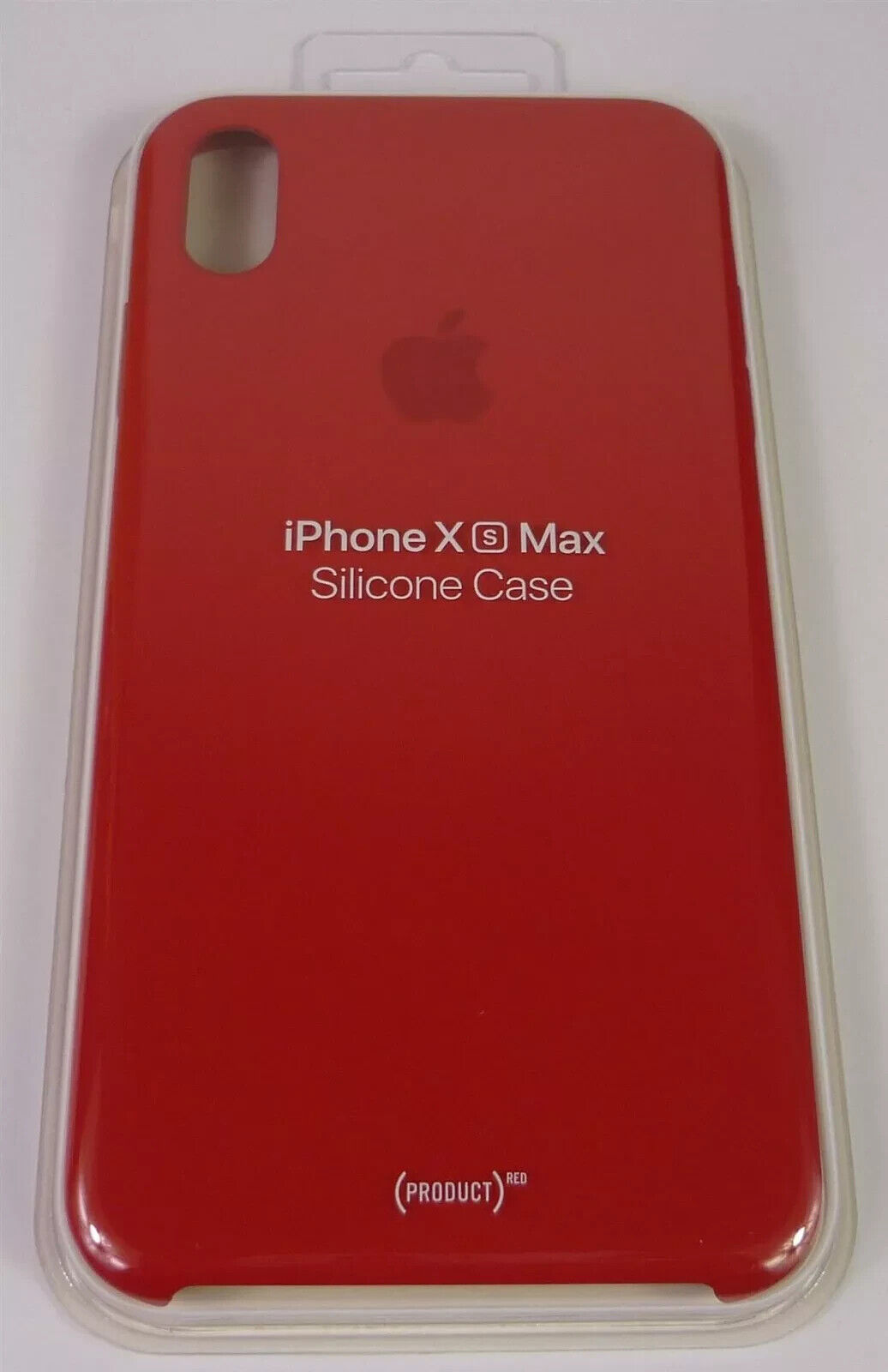 Primary image for Genuine Apple iPhone XS Max Silicone Case / Cover (PRODUCT) RED - MRWH2ZM/A New