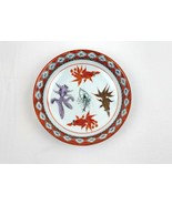 Vintage Chinese porcelain fish and shrimp plate asian goldfish koi chino... - $953.00 MXN