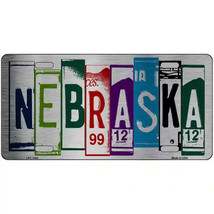 Nebraska License Plate Art Metal Sign - $15.00