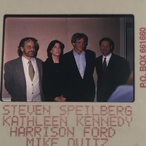 1994 Steven Spielberg Harrison Ford Mike Ovitz Color Photo Transparency Slide - £7.34 GBP