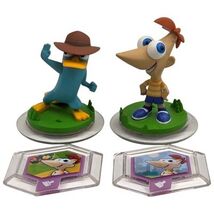 Disney Infinity Phineas &amp; Ferb Toy Box Pack Phineas &amp; Agent P - $17.52