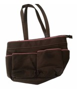 Baby Boon Diaper Bag Small Carry Lunch Tote Makeup Food Toys Brown Pink ... - $18.99 CAD