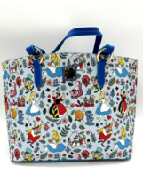 Disney Dooney and &amp; Bourke Alice In Wonderland Tote Bag Purse Cheshire C... - £201.57 GBP