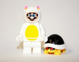 White Tanooki Mario The Super Bros Movie Minifigure Custom - $6.50