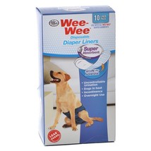 Four Paws Wee Wee Super Absorbent Disposable Diaper Liners - £25.40 GBP