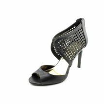Jessica Simpson Jersee Womens Black Leather Dress Sandals Heels Shoes 7.5 - £30.46 GBP