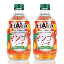 (2 Pack ) Hata Mango Flavor Soda 10 fl oz 300ml Japanese Drink - US Seller - £14.16 GBP