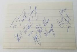 Curt Ford Signed Personalized Note St. Louis Cardinals 27 Vintage - £12.06 GBP