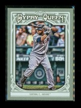 2013 Topps Gypsy Queen Baseball Card #179 Carlos Santana Cleveland Indians - £6.70 GBP