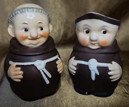 Vintage Goebel Friar Tuck Sugar Z37 and Creamer Pitcher S141/0 Set 1950-59 - $2,389.02 MXN