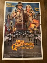 Allan Quatermain and the Lost City of Gold 1986, Original Movie Poster  - £38.65 GBP