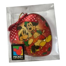 Mickey Unlimited Decoupage Mickey Minnie Disney Ornament Heart Shape 199... - $11.99