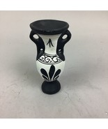 Greek Double Handled Amphora Vase Urn - 5.5”Hx2.5”D - $376.14 MXN