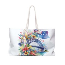 Personalised/Non-Personalised Weekender Bag, Australian, Sydney Harbour Bridge,  - £39.08 GBP