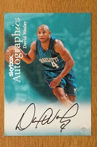 1999-00 Skybox Premium Autographics David Wesley Auto Charlotte Hornets - £7.90 GBP