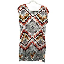 Lightweight Sleeveless Dress Large BeBop Colorful Pattern Zipper Summer ... - £9.14 GBP