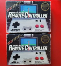 Nintendo NES Wireless Remote Controller Akklaim Lot 2 Complete - Not Tested - £73.64 GBP