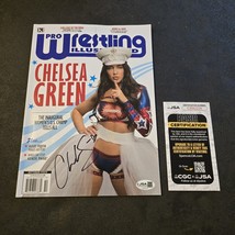 Chelsea Green Signed Autograph Pro Wrestling Illustrated Magazine JSA WW... - $2,706.73 MXN