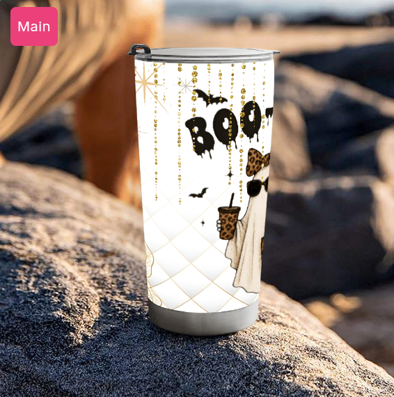 I&#39;m Boo - Jee Tumbler | Halloween | 20oz Stainless Tumbler - $35.00