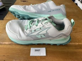 women’s Altra Lone Peak Trail Running Shoe - Size 9.5 - Grey/Blue - worn - $1,036.53 MXN