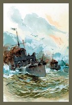 U.S. Navy: Rough Seas by Willy Stower - Art Print - £17.48 GBP+